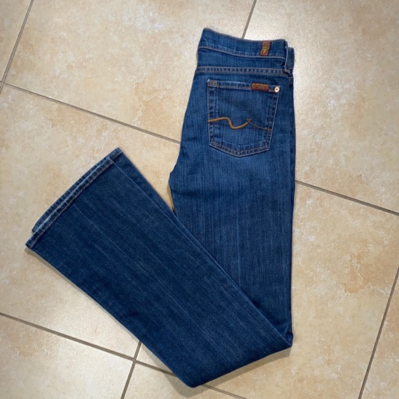 7 for All Mankind boot cut jeans  24 - Picture 1 of 5